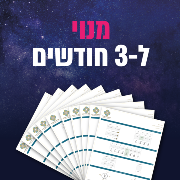 מנוי 3 חודשים